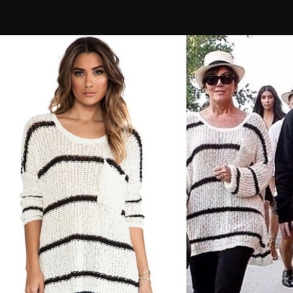 Free People Sweaters - Free People stripe knit sweater XS